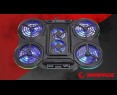 Rampage PROTE R6 Podstawka chłodząca laptop 10-17 RGB regulowana gamingowa Rampage PROTE R6 Podstawka chłodząca laptop 10-17 RGB regulowana gamingowa