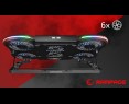 Rampage PROTE R6 Podstawka chłodząca laptop 10-17 RGB regulowana gamingowa Rampage PROTE R6 Podstawka chłodząca laptop 10-17 RGB regulowana gamingowa