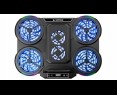 Rampage PROTE R6 Podstawka chłodząca laptop 10-17 RGB regulowana gamingowa Rampage PROTE R6 Podstawka chłodząca laptop 10-17 RGB regulowana gamingowa