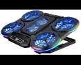 Rampage PROTE R6 Podstawka chłodząca laptop 10-17 RGB regulowana gamingowa Rampage PROTE R6 Podstawka chłodząca laptop 10-17 RGB regulowana gamingowa