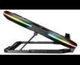 Rampage PROTE R6 Podstawka chłodząca laptop 10-17 RGB regulowana gamingowa Rampage PROTE R6 Podstawka chłodząca laptop 10-17 RGB regulowana gamingowa