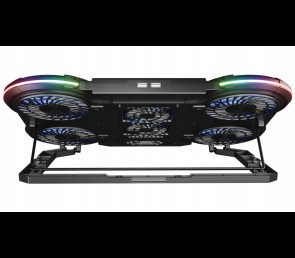 Rampage PROTE R6 Podstawka chłodząca laptop 10-17 RGB regulowana gamingowa