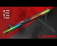 Rampage S47 CoolFlow podstawka chłodząca pod laptop 12-17 RGB regulowana