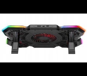 Rampage S47 CoolFlow podstawka chłodząca pod laptop 12-17 RGB regulowana