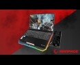 Rampage S48 FREEZ Podstawka chłodząca pod laptop 9-17 RGB 6 wentylatorów Rampage S48 FREEZ Podstawka chłodząca pod laptop 9-17 RGB 6 wentylatorów