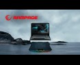 Rampage Showy AD-RC8 podstawka chłodząca pod laptop 10-17 RGB regulowana