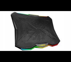 Rampage Showy AD-RC8 podstawka chłodząca pod laptop 10-17 RGB regulowana