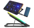 Rampage Sixpower R9 podstawka chłodząca pod laptop 15 cali RGB regulowana Rampage Sixpower R9 podstawka chłodząca pod laptop 15 cali RGB regulowana