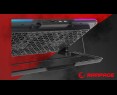 Rampage Sixpower R9 podstawka chłodząca pod laptop 15 cali RGB regulowana Rampage Sixpower R9 podstawka chłodząca pod laptop 15 cali RGB regulowana
