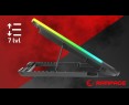Rampage Sixpower R9 podstawka chłodząca pod laptop 15 cali RGB regulowana Rampage Sixpower R9 podstawka chłodząca pod laptop 15 cali RGB regulowana