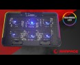 Rampage Sixpower R9 podstawka chłodząca pod laptop 15 cali RGB regulowana Rampage Sixpower R9 podstawka chłodząca pod laptop 15 cali RGB regulowana