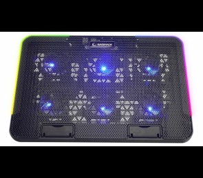 Rampage Sixpower R9 podstawka chłodząca pod laptop 15 cali RGB regulowana