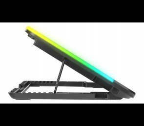Rampage Sixpower R9 podstawka chłodząca pod laptop 15 cali RGB regulowana