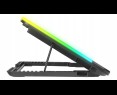 Rampage Sixpower R9 podstawka chłodząca pod laptop 15 cali RGB regulowana Rampage Sixpower R9 podstawka chłodząca pod laptop 15 cali RGB regulowana