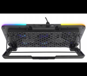 Rampage Sixpower R9 podstawka chłodząca pod laptop 15 cali RGB regulowana