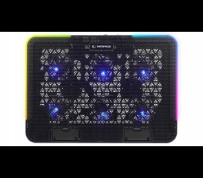 Rampage Sixpower R9 podstawka chłodząca pod laptop 15 cali RGB regulowana
