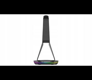 Rampage Tower T14 Stojak na słuchawki gaming RGB hub 2x USB stabilny czarny