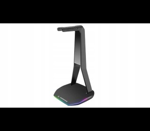 Rampage Tower T14 Stojak na słuchawki gaming RGB hub 2x USB stabilny czarny