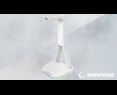Rampage Tower T14 stojak na słuchawki gamingowy RGB hub 2x USB biały
