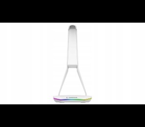Rampage Tower T14 stojak na słuchawki gamingowy RGB hub 2x USB biały