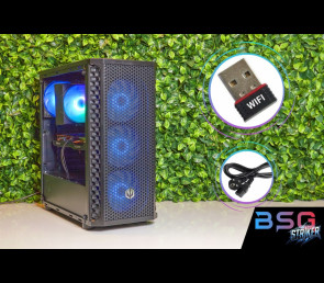 BSG Striker V5 AMD Ryzen 5 NVIDIA GeForce GTX 1660 Super 64GB DDR4 256GB SSD Windows 11 Pro