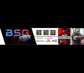 BSG Striker V5 AMD Ryzen 5 NVIDIA GeForce GTX 1660 Super 64GB DDR4 256GB SSD Windows 11 Pro