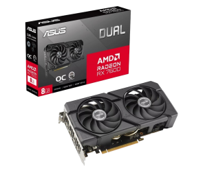 Karta graficzna Asus Dual Radeon RX 7600 EVO OC Edition 8GB GDDR6 wydajna