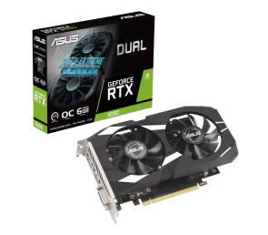 Karta graficzna ASUS GeForce RTX 3050 DUAL OC 6GB GDDR6 wydajna do gier