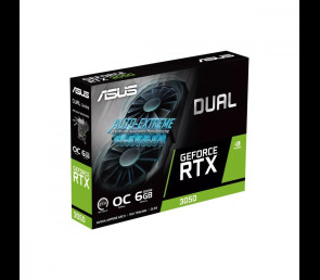 Karta graficzna ASUS GeForce RTX 3050 DUAL OC 6GB GDDR6 wydajna do gier