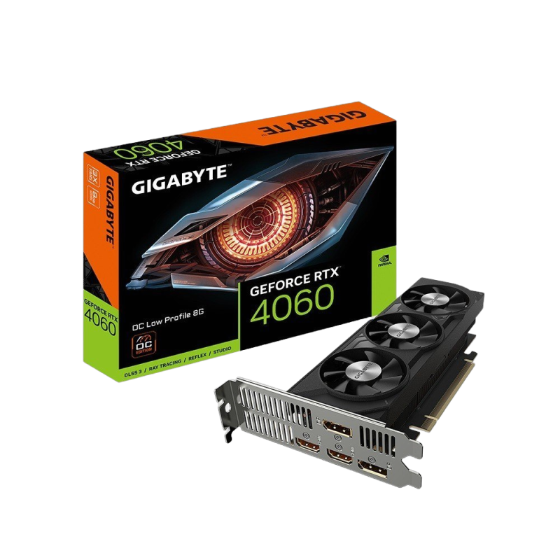 Karta graficzna Gigabyte GeForce RTX 4060 OC Low Profile 8GB GDDR6 Karta graficzna Gigabyte GeForce RTX 4060 OC Low Profile 8GB GDDR6