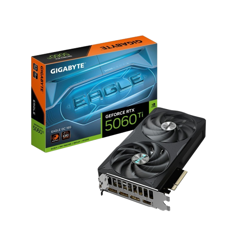 Karta graficzna Gigabyte GeForce RTX 5060 Ti 16GB GDDR7 z chłodzeniem WINDFORCE Karta graficzna Gigabyte GeForce RTX 5060 Ti 16GB GDDR7 z chłodzeniem WINDFORCE