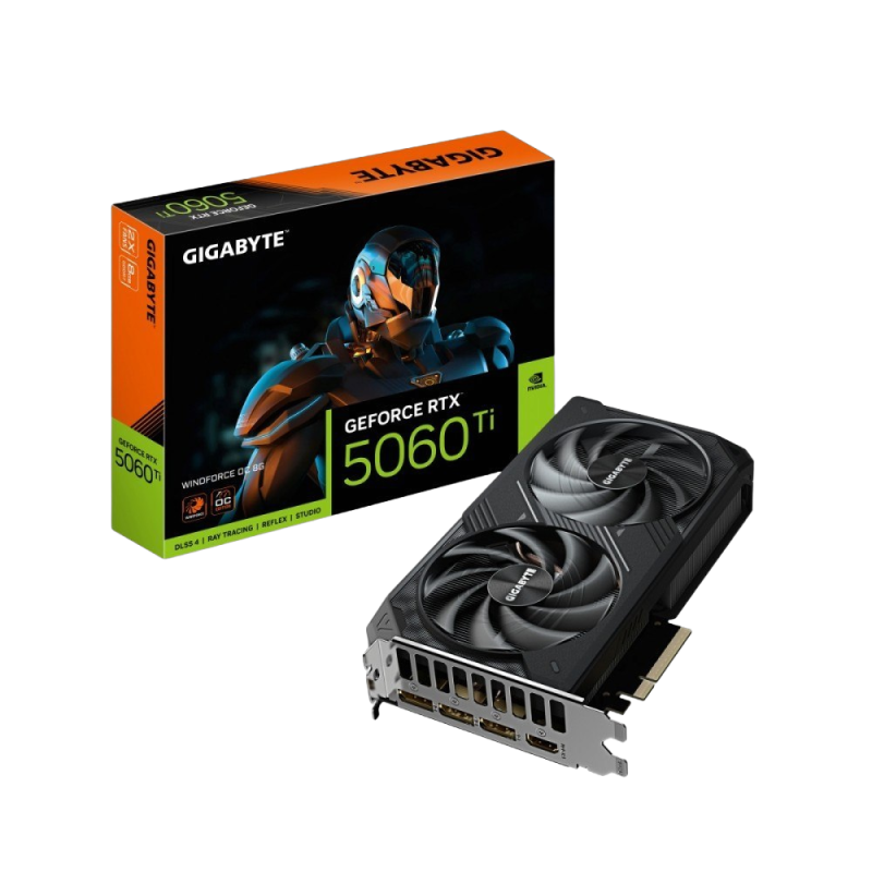 Karta graficzna Gigabyte GeForce RTX 5060 Ti 8GB GDDR7 WINDFORCE Karta graficzna Gigabyte GeForce RTX 5060 Ti 8GB GDDR7 WINDFORCE