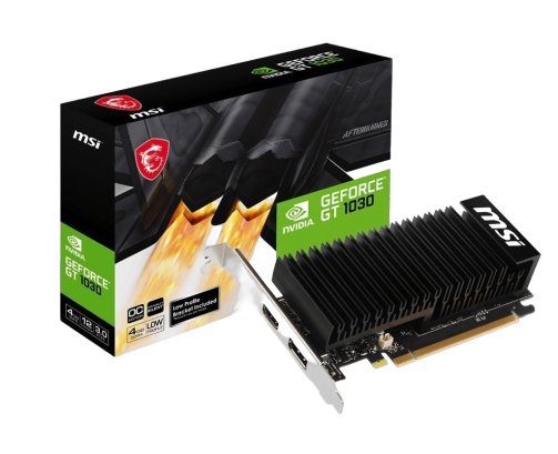 Karta graficzna MSI GeForce GT 1030 4GB DDR4 64bit pasywne chłodzenie
