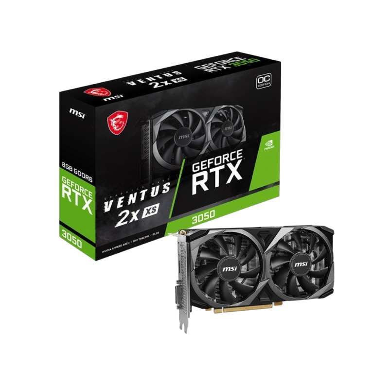 Karta graficzna MSI GeForce RTX 3050 8GB GDDR6 aktywne chłodzenie