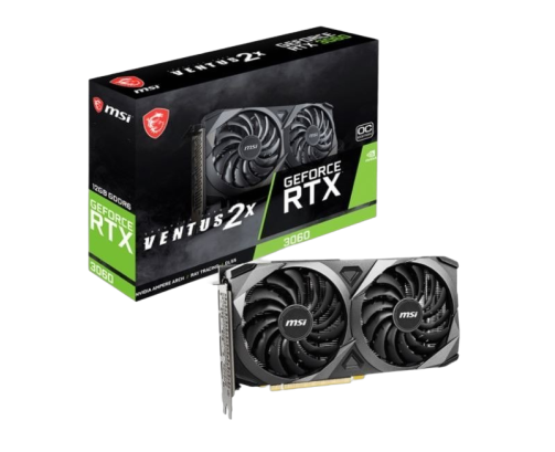 Karta graficzna MSI GeForce RTX 3060 VENTUS 2X 12GB GDDR6 wydajna