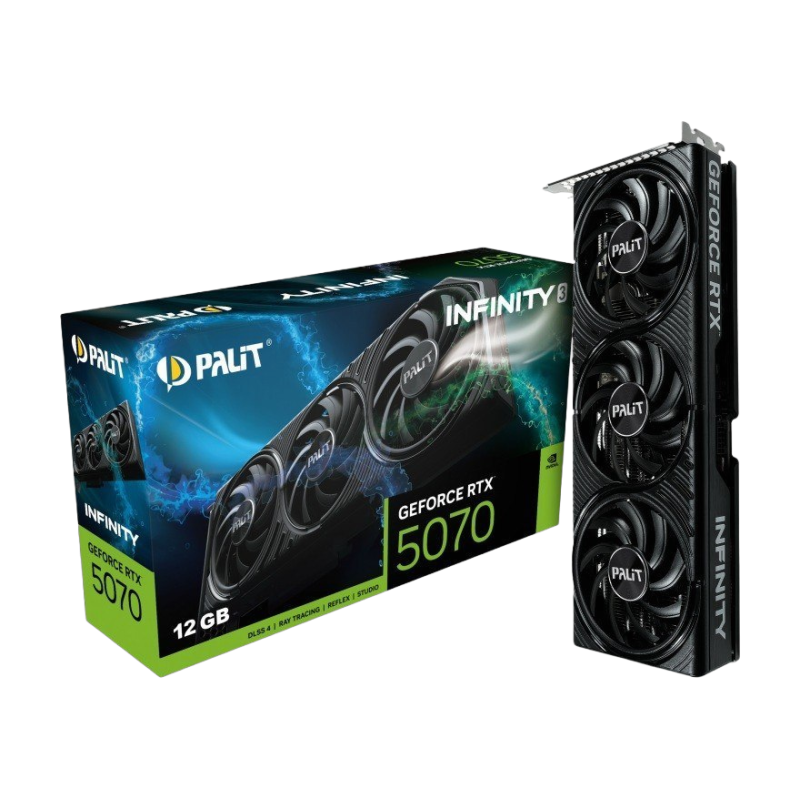 Karta graficzna Palit GeForce RTX 5070 INFINITY 16GB GDDR7 192bit Karta graficzna Palit GeForce RTX 5070 INFINITY 16GB GDDR7 192bit