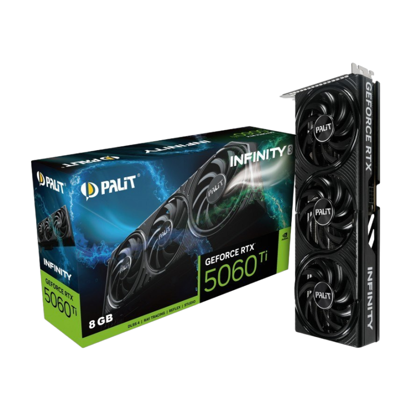 Karta graficzna Palit RTX 5060 TI INFINITY 3 8GB GDDR7 kompaktowa wydajność Karta graficzna Palit RTX 5060 TI INFINITY 3 8GB GDDR7 kompaktowa wydajność