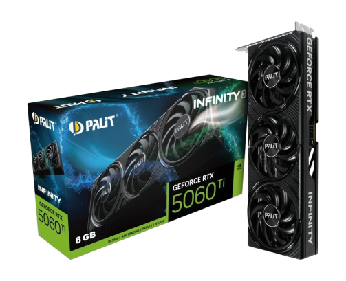 Karta graficzna Palit RTX 5060 TI INFINITY 3 8GB GDDR7 kompaktowa wydajność