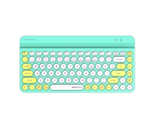 Klawiatura A4 Tech FStyler FBK30 Avocado bezprzewodowa cicha retro