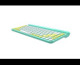 Klawiatura A4 Tech FStyler FBK30 Avocado bezprzewodowa cicha retro Klawiatura A4 Tech FStyler FBK30 Avocado bezprzewodowa cicha retro