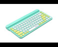 Klawiatura A4 Tech FStyler FBK30 Avocado bezprzewodowa cicha retro Klawiatura A4 Tech FStyler FBK30 Avocado bezprzewodowa cicha retro