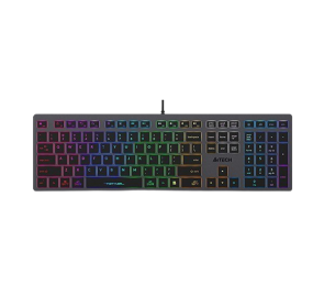 Klawiatura A4 Tech FStyler FX60H multimedialna podświetlana z USB