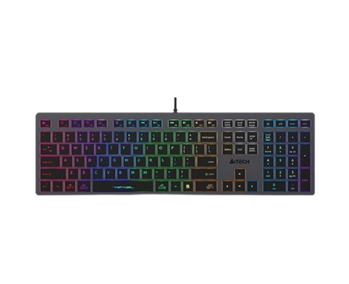 Klawiatura A4 Tech FStyler FX60H multimedialna podświetlana z USB