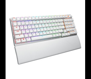 Klawiatura Asus ROG Strix Scope II 96 Wireless biała gamingowa z przełącznikami NX