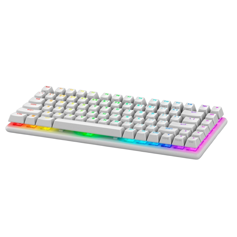 Klawiatura bezprzewodowa Alienware Pro QWERTY dla graczy z RGB szara