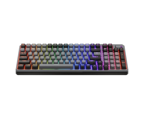 Klawiatura Cooler Master MK-770 hybrydowa bezprzewodowa szara z RGB