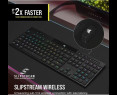 Klawiatura Corsair K100 RGB Air Wireless Ultra Thin Cherry MX bezprzewodowa