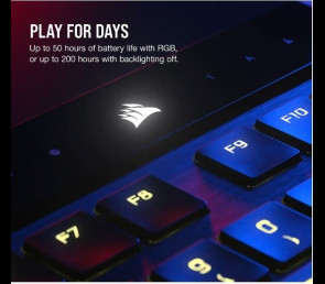 Klawiatura Corsair K100 RGB Air Wireless Ultra Thin Cherry MX bezprzewodowa