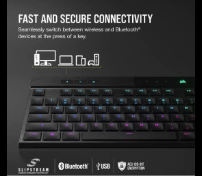 Klawiatura Corsair K100 RGB Air Wireless Ultra Thin Cherry MX bezprzewodowa
