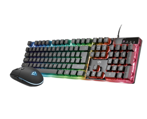 Klawiatura i mysz Trust GXT 838 Azor gaming combo podświetlana